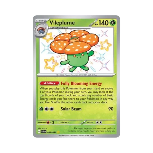 포켓몬 TCG 라플레시아 SR 팔데아 페이트 (영문판)