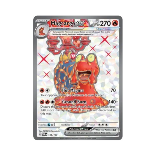포켓몬 TCG 마그카르고 ex UR 트와일라잇 마스커레이드 (영문판)