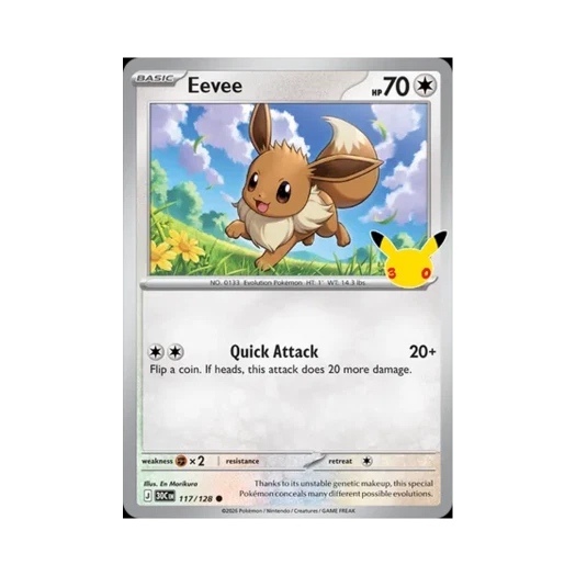 Pokemon TCG Eevee C 30th Celebration (English Ver.)