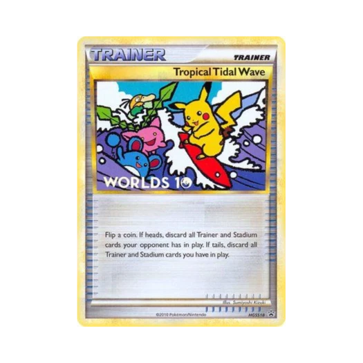 포켓몬 TCG 트로피컬 타이다 웨이브 P 하트골드 & 소울실버 프로모카드 (영문판)