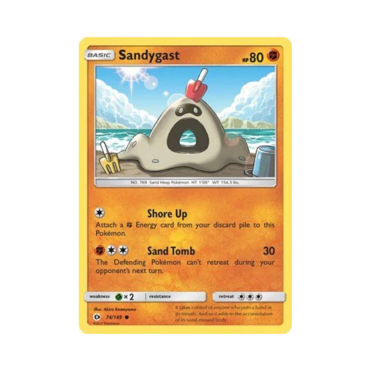 Pokemon TCG Sandygast C Sun & Moon (English Ver.)