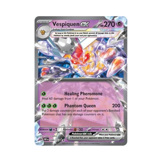 포켓몬 TCG 비퀸 ex DR 옵시디언 플레임즈 (영문판)