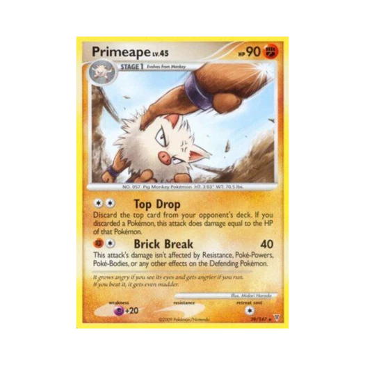 Pokemon TCG Primeape R Supreme Victors (English Ver.)