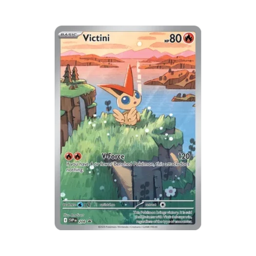 포켓몬 TCG 비크티니 점보 P 스칼렛 & 바이올렛 프로모 카드 (영문판)