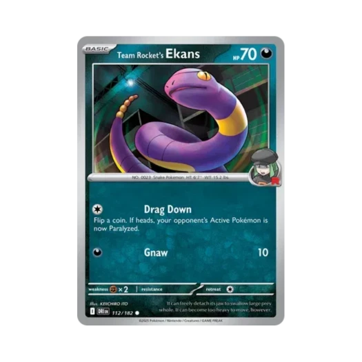 포켓몬 TCG 로켓단의 아보 C 데스티니드 라이벌스 (영문판)