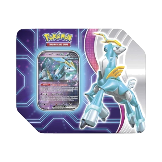포켓몬 TCG 패러독스 데스티니즈 틴 무쇠 감투 ex (영문판)