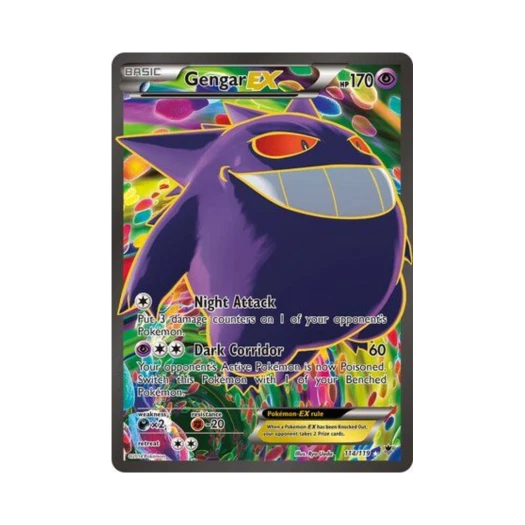 Pokemon TCG Gengar EX RU Phantom Forces (English Ver.)