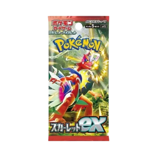 포켓몬 TCG 스칼렛&바이올렛 확장팩 스칼렛 ex 팩 (5장/일어판) 카드 이미지