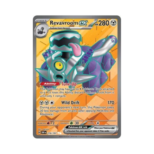 포켓몬 TCG 부르르룸 ex UR 옵시디언 플레임즈 (영문판)