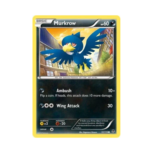 Pokemon TCG Murkrow C Phantom Forces (English Ver.)