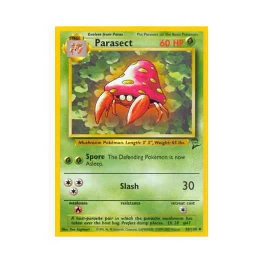 Pokemon TCG Parasect U Base Set 2 (English Ver.)