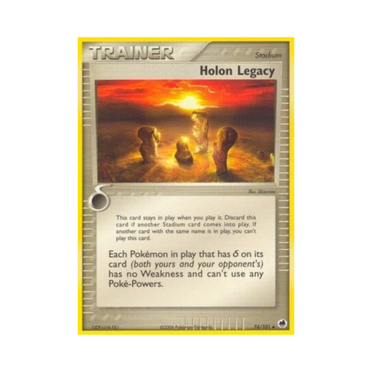 포켓몬 TCG 홀론 레거시 U EX 드래곤 프론티어스 (영문판)