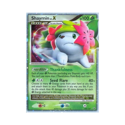 포켓몬 TCG 쉐이미 LV.X RHL 플래티넘 (영문판)