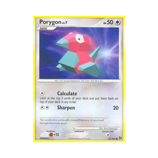 포켓몬 TCG 폴리곤 C 그레이트 인카운터스 (영문판)