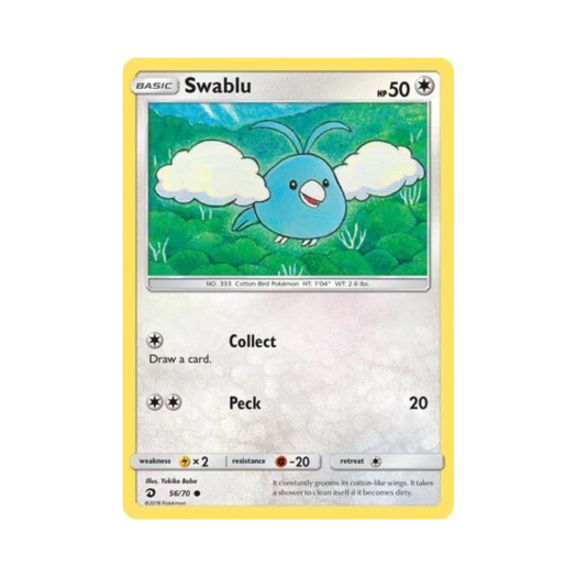 Pokemon TCG Swablu C Dragon Majesty (English Ver.)