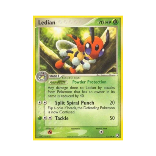 Pokemon TCG Ledian R EX Team Rocket Returns (English Ver.)