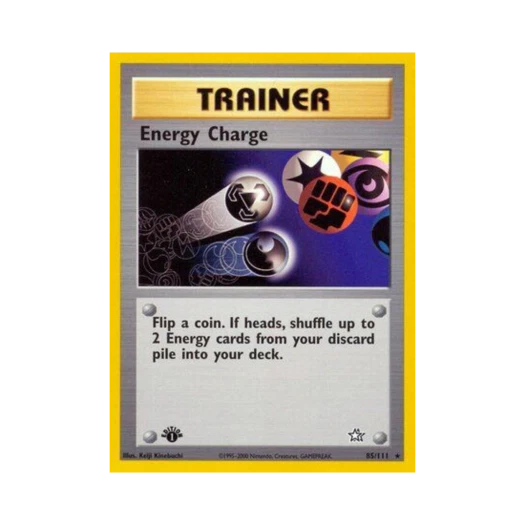 포켓몬 TCG 에너지 차지 R 네오 제네시스 (영문판)