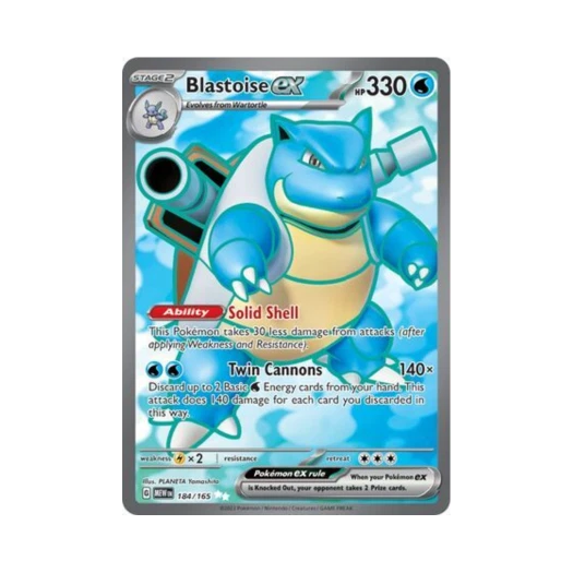 Pokemon TCG Blastoise ex UR Scarlet & Violet 151 (English Ver.)