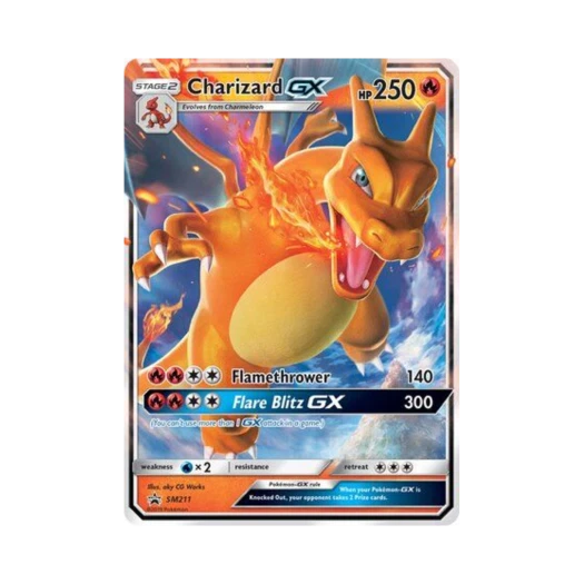 포켓몬 TCG 리자몽 GX 점보 P 썬 & 문 프로모카드 (영문판) 카드 이미지