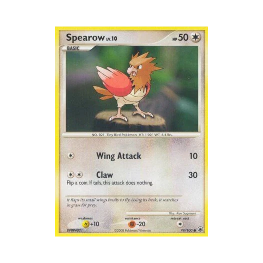 Pokemon TCG Spearow C Majestic Dawn (English Ver.)
