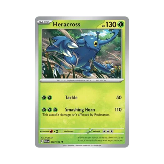포켓몬 TCG 헤라크로스 U 팔데아 이볼브드 (영문판)