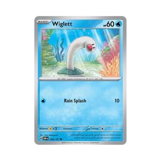포켓몬 TCG 바다그다 C 옵시디언 플레임즈 (영문판) 카드 이미지