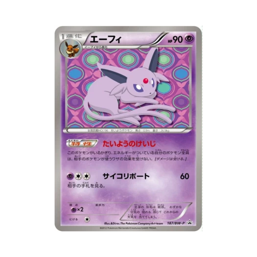 포켓몬 TCG 에브이 P 블랙 & 화이트 프로모카드 (일어판)
