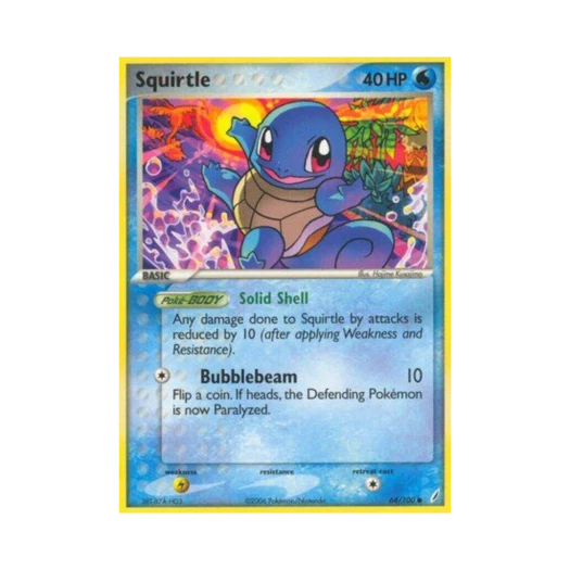 포켓몬 TCG 꼬부기 C EX 크리스탈 가디언스 (영문판)