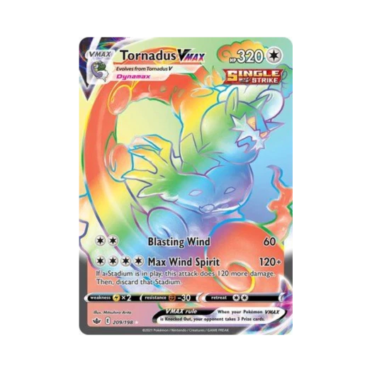 포켓몬 TCG 토네로스 VMAX RR 칠링 레인 (영문판)