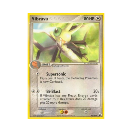 포켓몬 TCG 비브라바 U EX 레전드 메이커 (영문판)