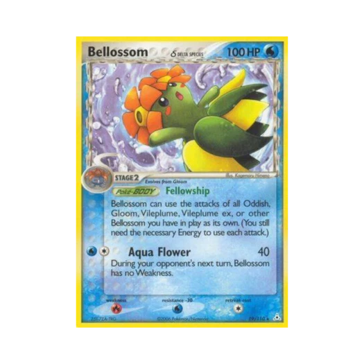 Pokemon TCG Bellossom R EX Holon Phantoms (English Ver.)