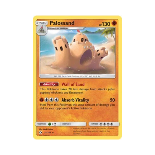 Pokemon TCG Palossand R Sun & Moon (English Ver.)