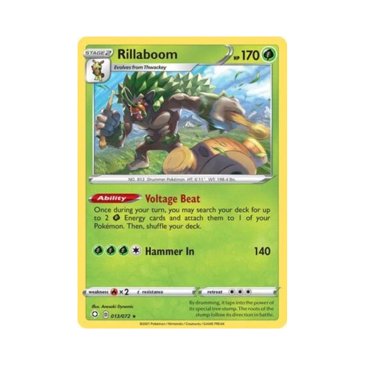 포켓몬 TCG 고릴타 RH 샤이닝 페이츠 (영문판)