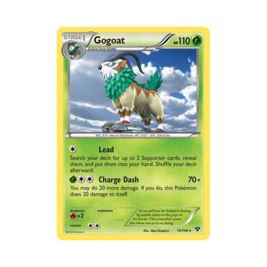 포켓몬 TCG 고고트 RH XY (영문판)