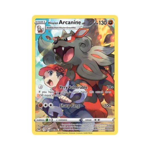 포켓몬 TCG 히스이 윈디 RH 로스트 오리진 (영문판)