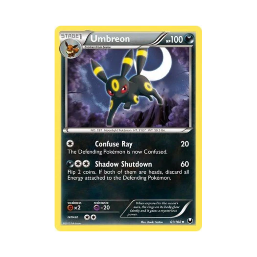 Pokemon TCG Umbreon U Dark Explorers (English Ver.)