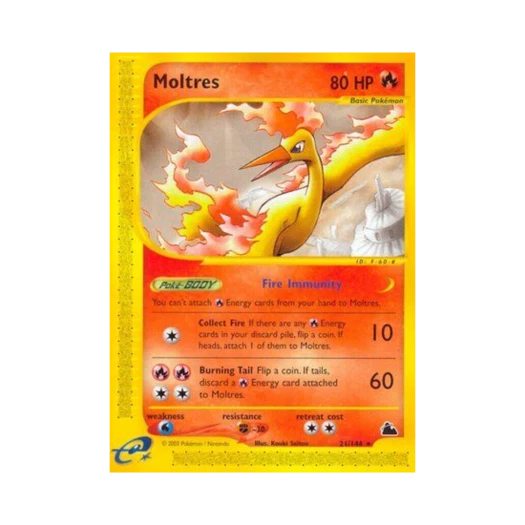 Pokemon TCG Moltres R Skyridge (English Ver.)