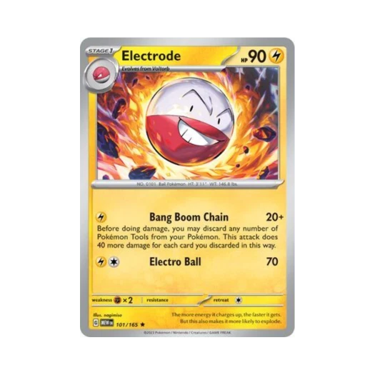 Pokemon TCG Electrode R Scarlet & Violet 151 (English Ver.)
