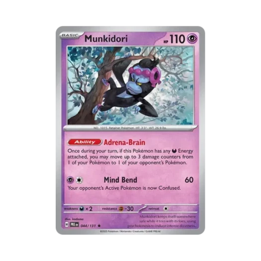 Pokemon TCG Munkidori R Prismatic Evolutions (English Ver.)