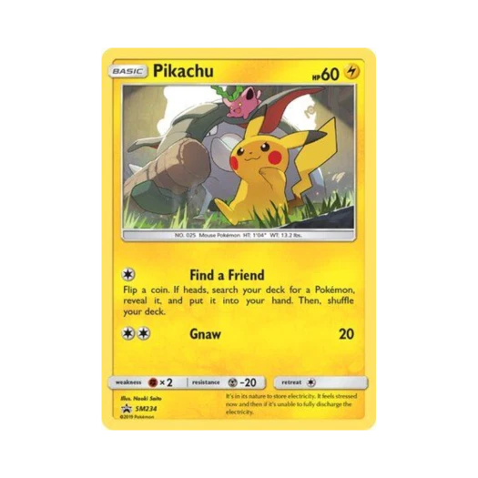 Pokemon TCG Pikachu P Sun & Moon Promos (English Ver.)