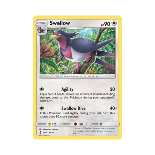 포켓몬 TCG 스왈로 R 가디언스 라이징 (영문판)