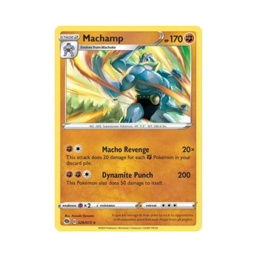 Pokemon TCG Machamp RH Champion's Path (English Ver.)
