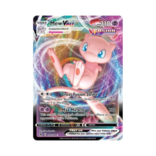 포켓몬 TCG 뮤 VMAX HRV 퓨전 스트라이크 (영문판)