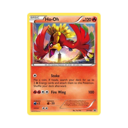 포켓몬 TCG 칠색조 P XY 프로모 카드 (영문판)