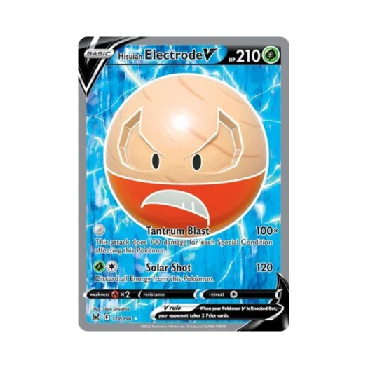 포켓몬 TCG 히스이 붐볼 V RU 로스트 오리진 (영문판)