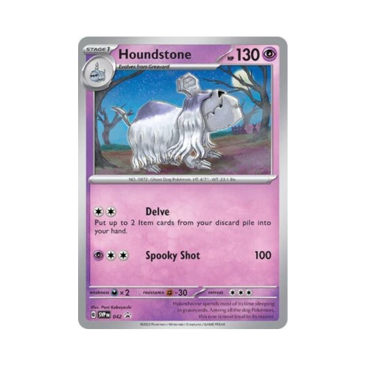 Pokemon TCG Houndstone P Scarlet & Violet Promos (English Ver.)