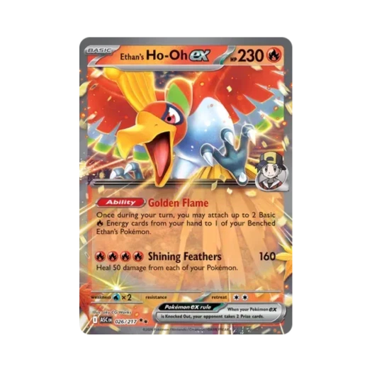 포켓몬 TCG 심향의 칠색조 ex DR 메가 에볼루션 어센드 히어로즈 (영문판)