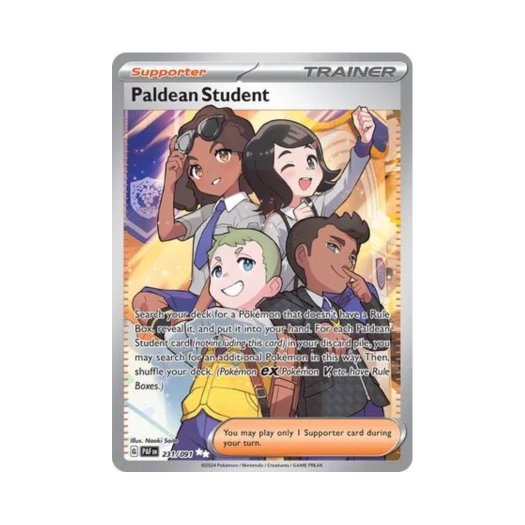 Pokemon TCG Paldean Student UR Paldean Fates (English Ver.)