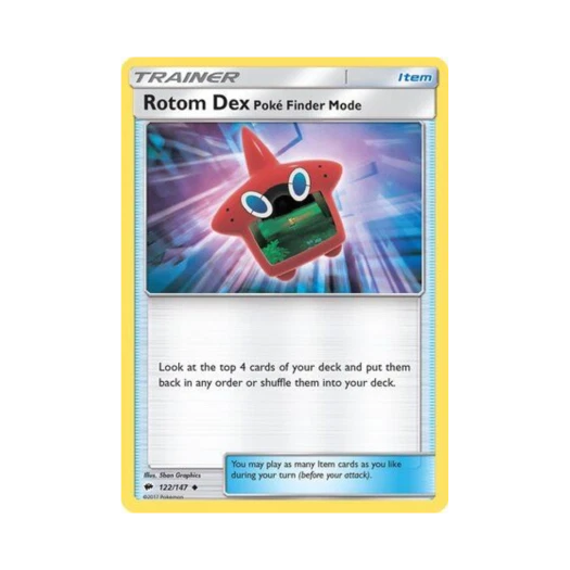 포켓몬 TCG 로토무 도감 포켓파인더모드 U 버닝 쉐도우 (영문판)