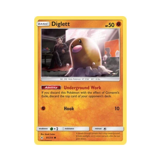 포켓몬 TCG 디그다 C 언브로큰 본즈 (영문판)